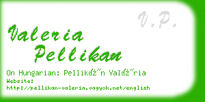 valeria pellikan business card